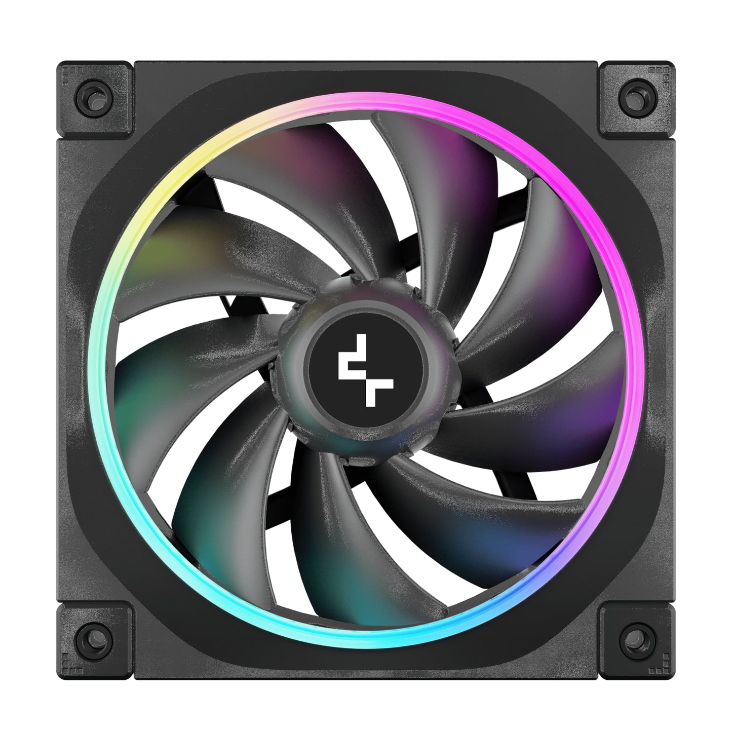 DeepCool FL12 3-in-1 ARGB 120mm PWM 3 Fan Pack - Black-2