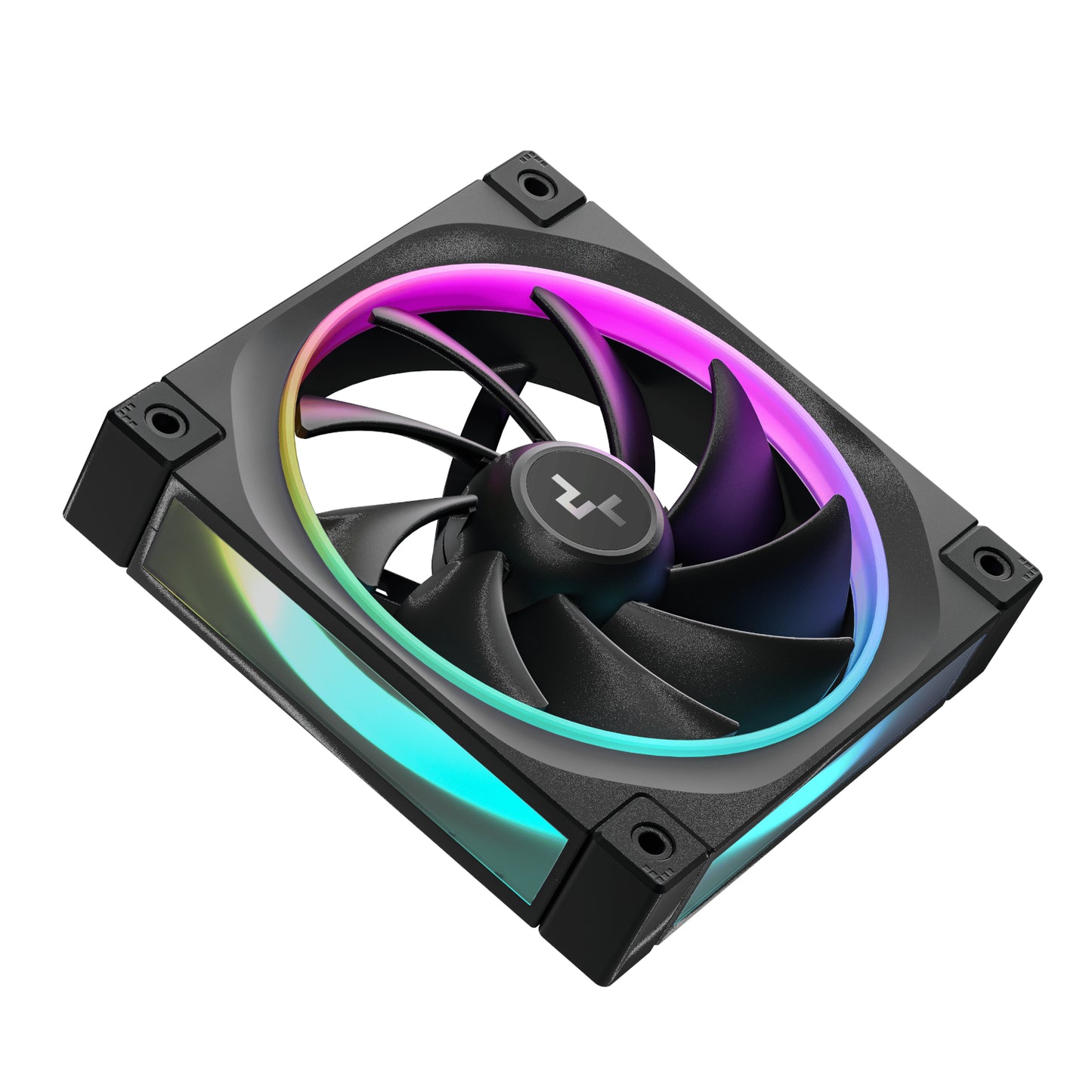 DeepCool FL12 3-in-1 ARGB 120mm PWM 3 Fan Pack - Black-4