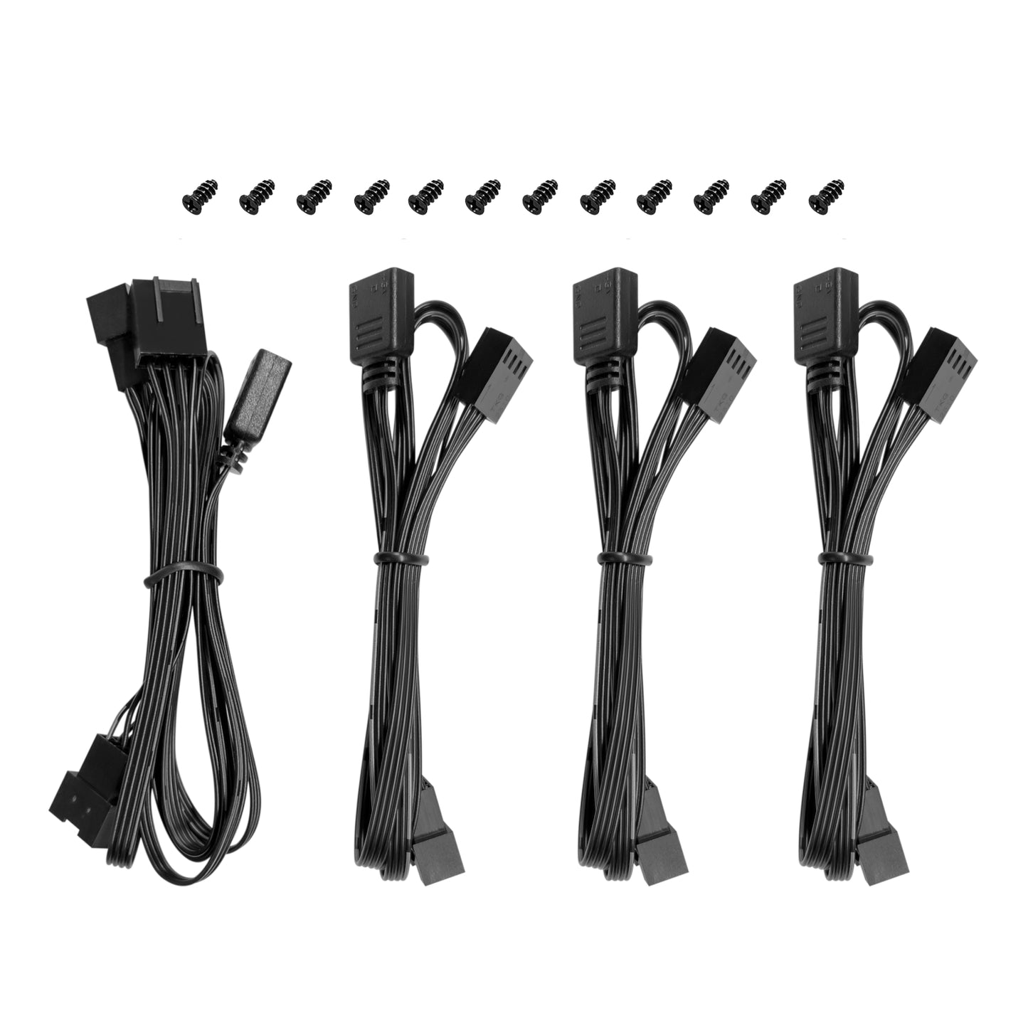 DeepCool FL12 3-in-1 ARGB 120mm PWM 3 Fan Pack - Black-5