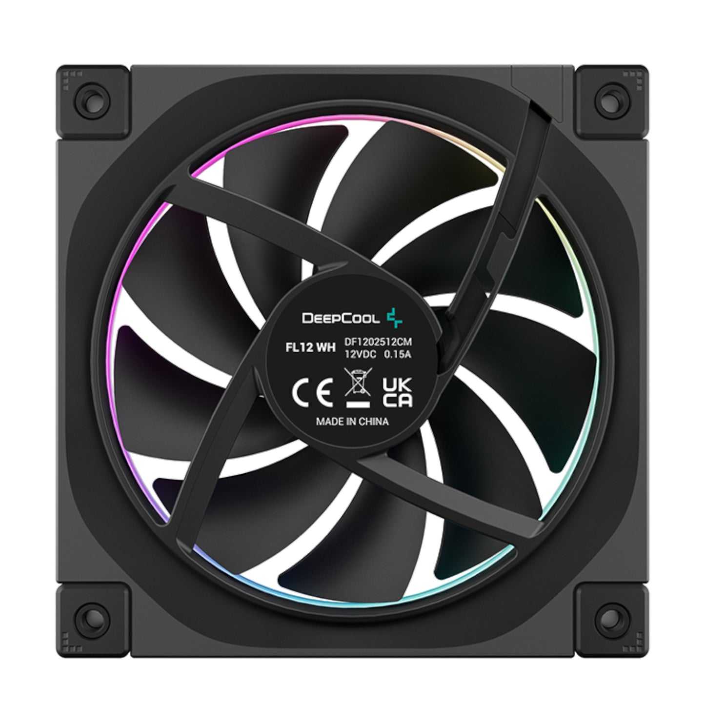 DeepCool FL12 3-in-1 ARGB 120mm Fan 3 Pack - Black-4