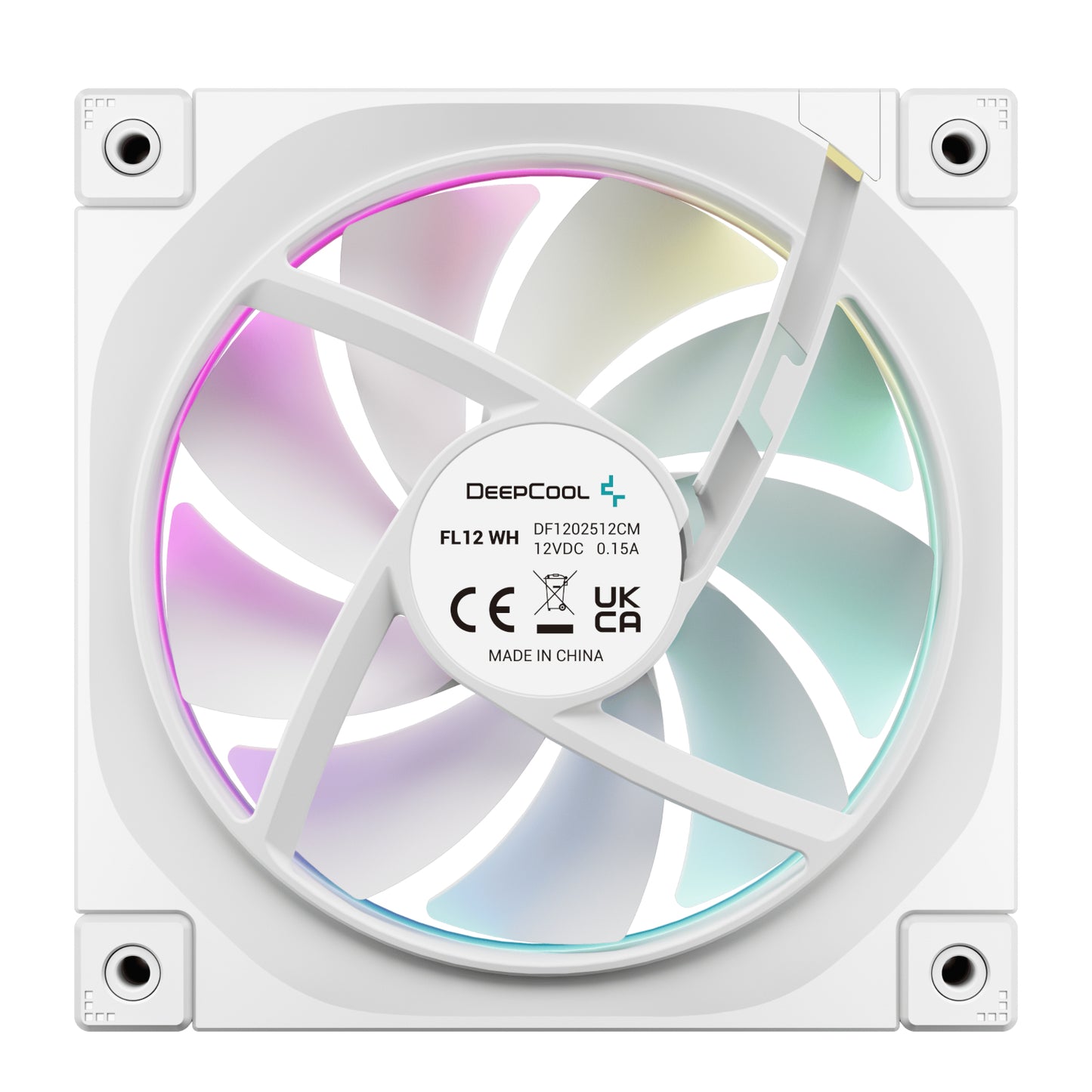 DeepCool FL12 3-in-1 ARGB 120mm Fan 3 Pack - White-4