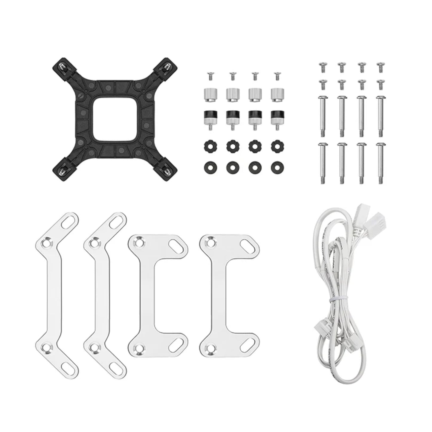 DeepCool LM240 ARGB 240mm AiO CPU Liquid Cooler - White-4