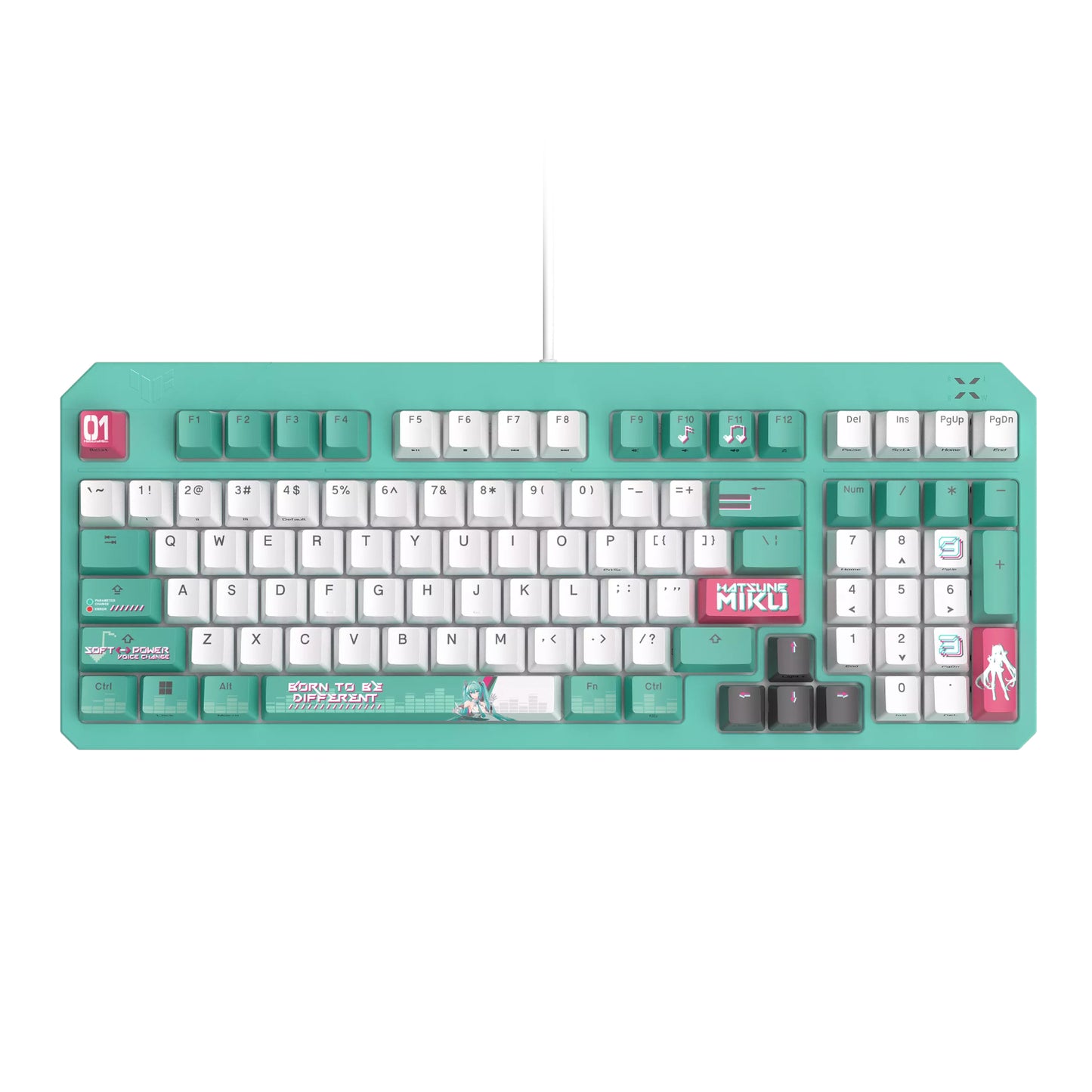 Asus TUF Gaming K3 Gen II Gaming Keyboard Hatsune Miku Edition-0