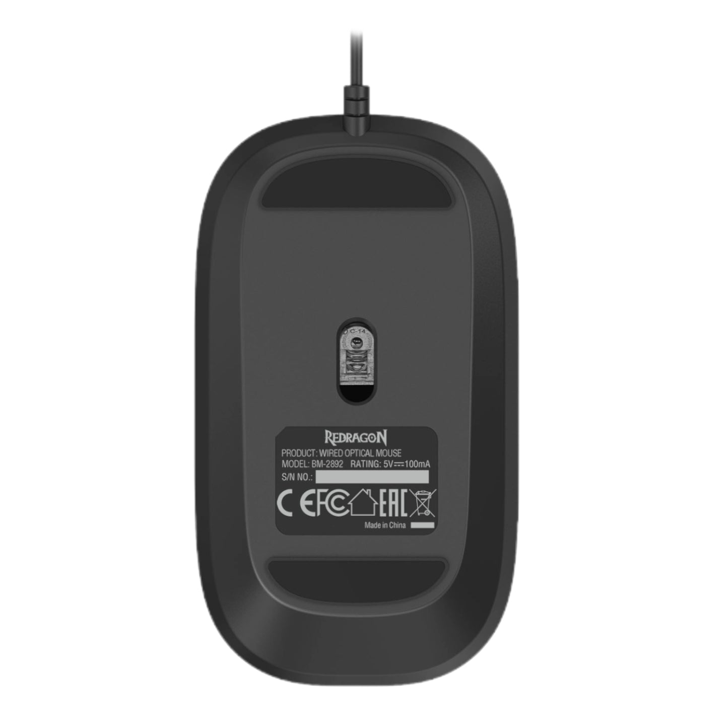 Redragon BM-2892 1200 DPI Wired Optical Mouse – Black-7