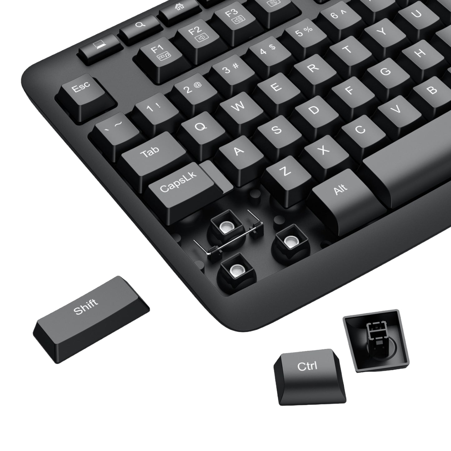 Redragon BS-7367-B Wireless Office Keyboard and Mouse Combo - Black-3