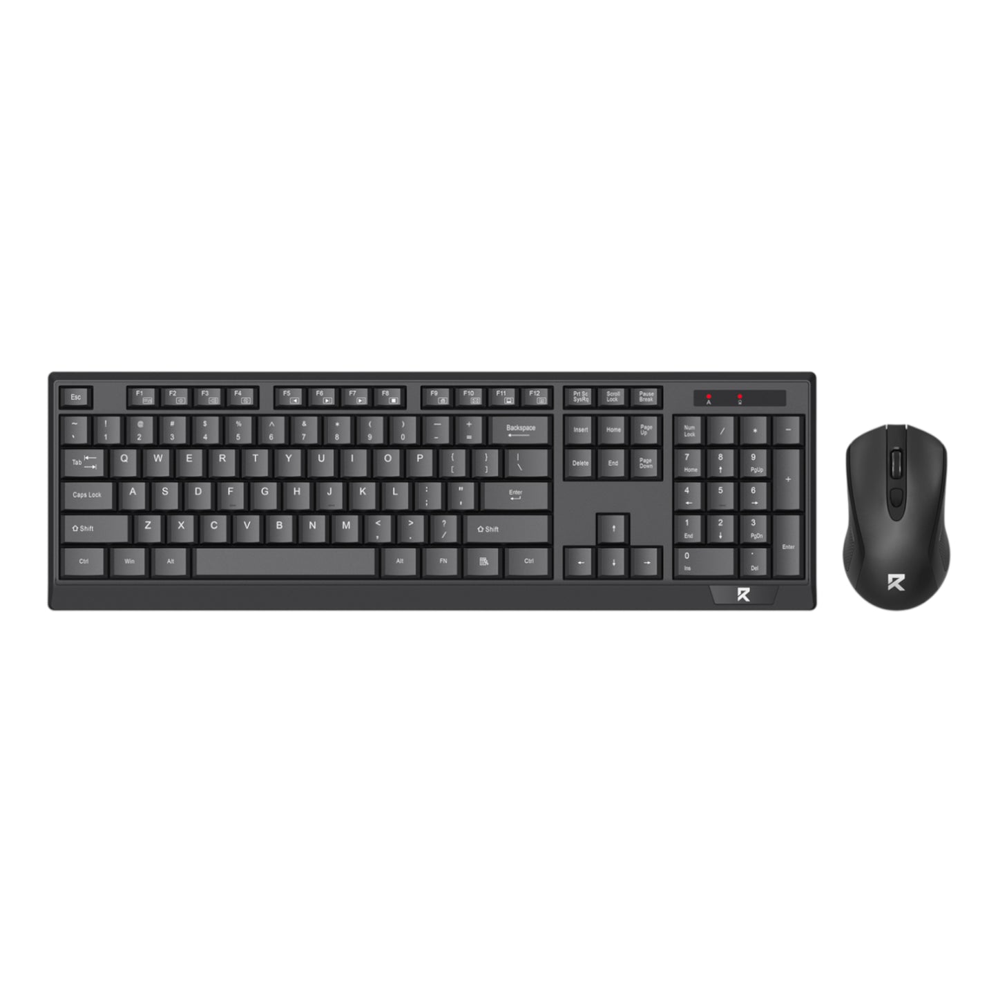 Redragon BS-8343A Wireless Keyboard and Mouse Combo - Black-0
