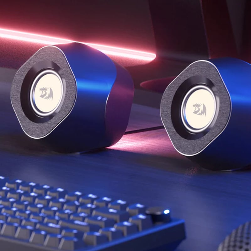 REDRAGON 2.0 KAIDAS PC Gaming Speaker - Black-4