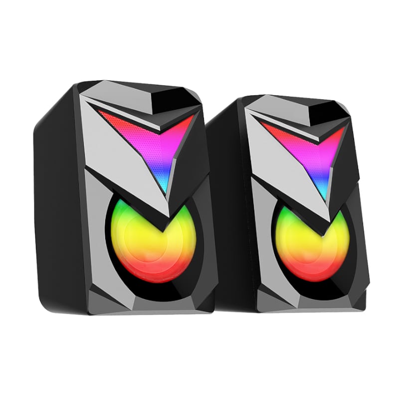 REDRAGON 2.1 Satellite Speaker TOCCATA RGB 11W Gaming Speaker - Black-3