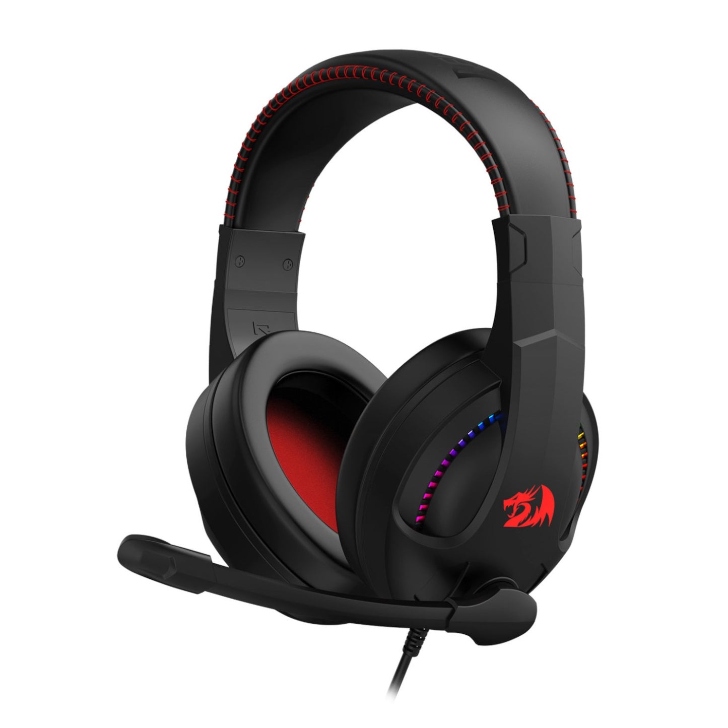 Redragon H211 CRONUS Surround Sound RGB Wired Gaming Headset - Black-0