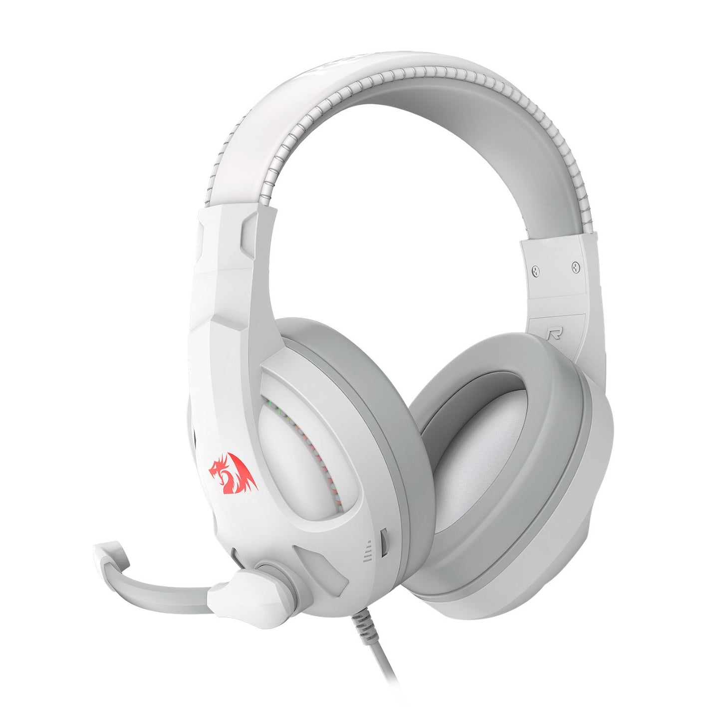 Redragon H211 CRONUS Surround Sound RGB Wired Gaming Headset – White-3