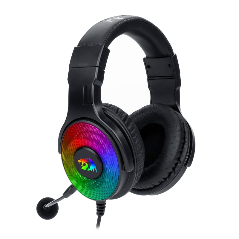 REDRAGON Over-Ear PANDORA USB (Power Only)|Aux (Mic and Headset) RGB Gaming Headset - Black-2