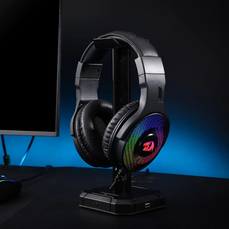 REDRAGON Over-Ear PANDORA USB (Power Only)|Aux (Mic and Headset) RGB Gaming Headset - Black-3