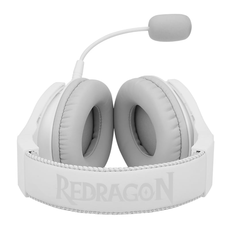REDRAGON Over-Ear PANDORA USB (Power Only)|Aux (Mic and Headset) RGB Gaming Headset - White-3