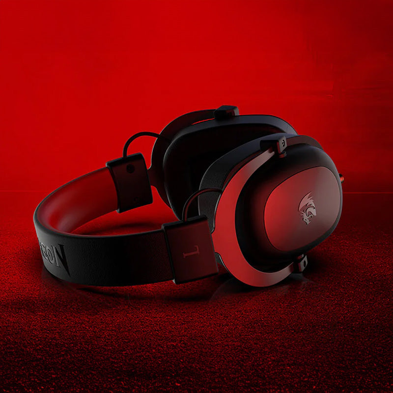 REDRAGON Over-Ear ZEUS 2 USB Gaming Headset - Black-5