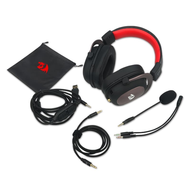 REDRAGON Over-Ear ZEUS 2 USB Gaming Headset - Black-4