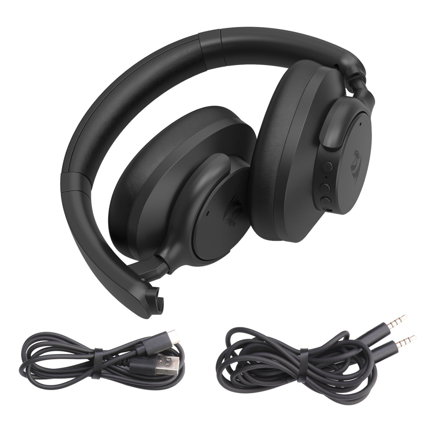 Redragon H610 VIBECORE ANC Bluetooth Wireless Over-ear Headphones - Black-6