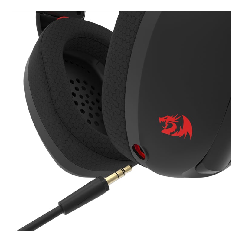 REDRAGON Over-Ear IRE BT5.2 Wireless Gaming Headset - Black-3