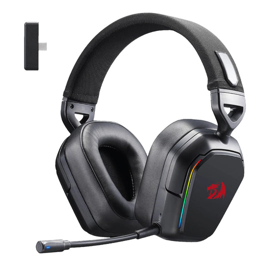 Redragon H868 RGB Wireless Gaming Headset - Black-0