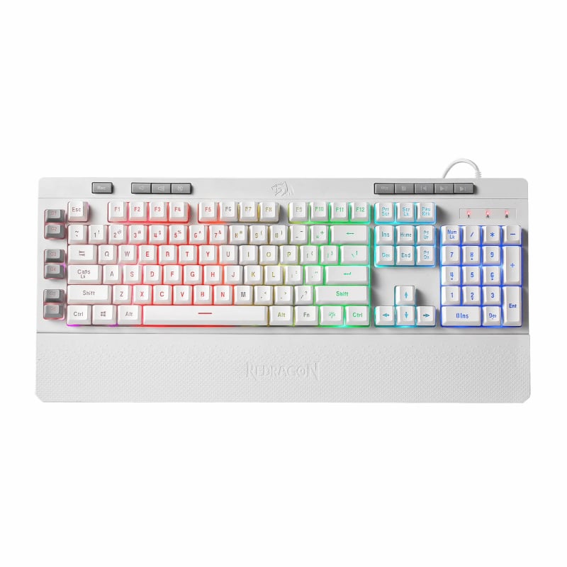 REDRAGON SHIVA Membrane Keyboard - White-0