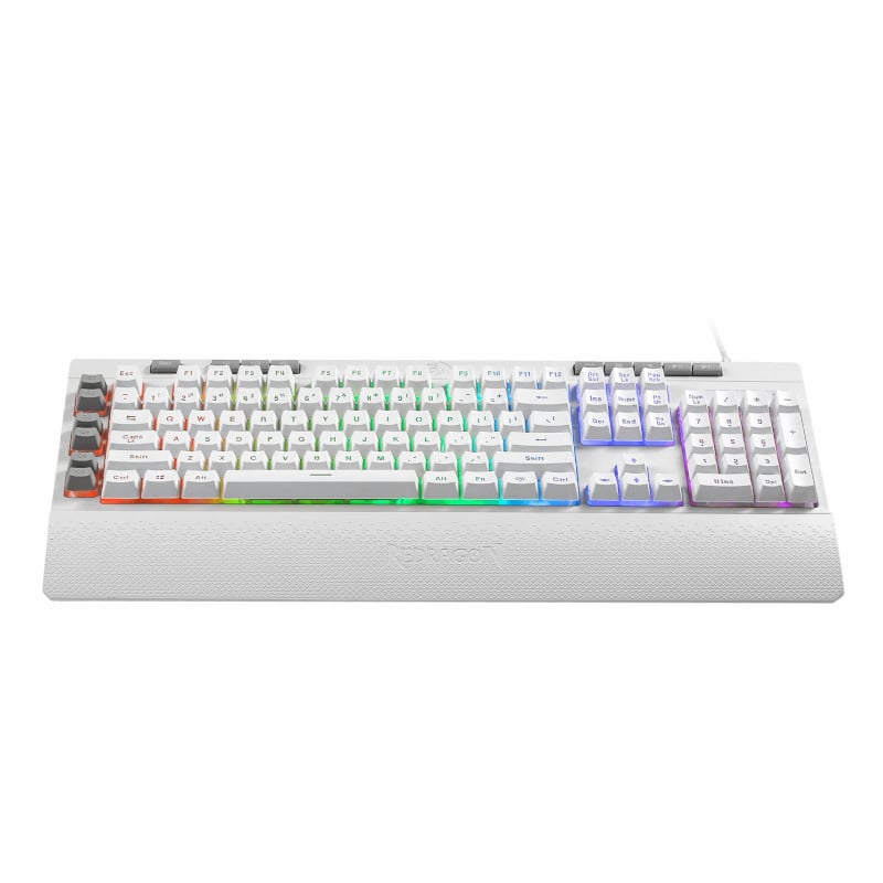 REDRAGON SHIVA Membrane Keyboard - White-1