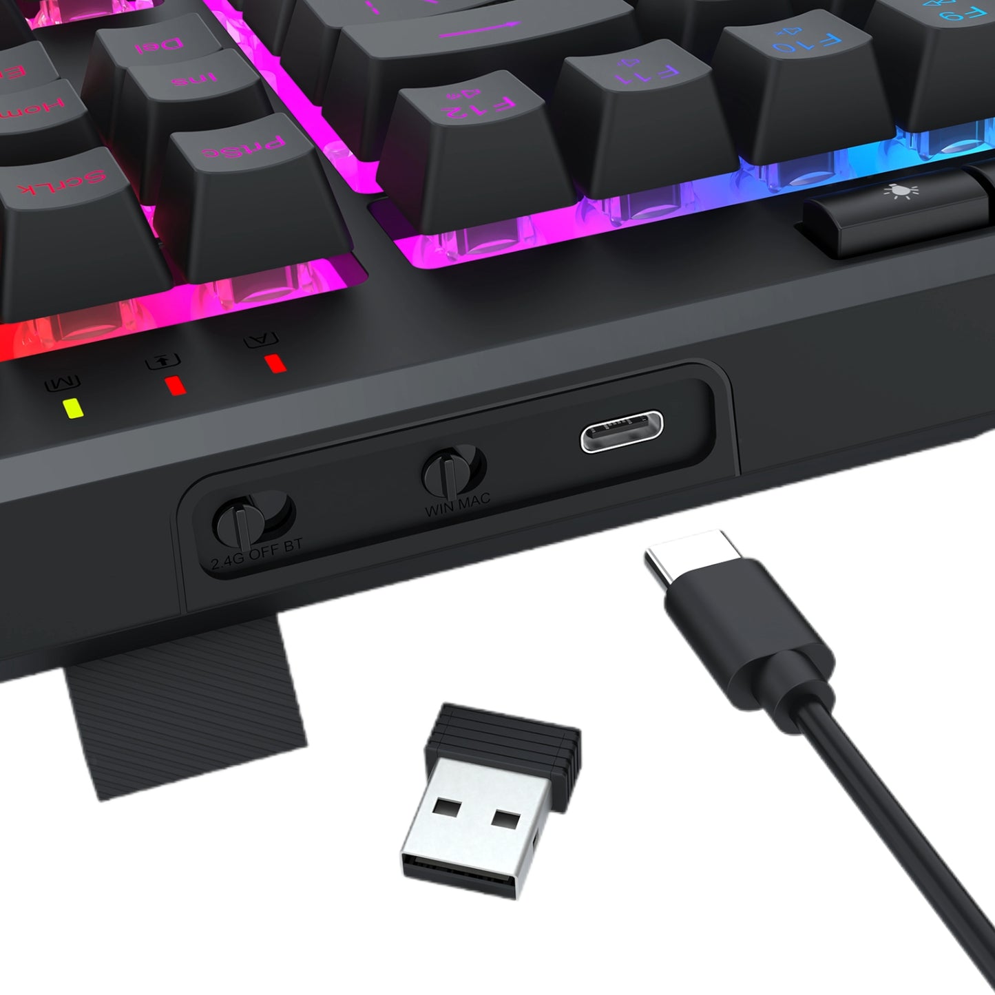 Redragon SHIVA PRO Wireless keyboard - Black-5