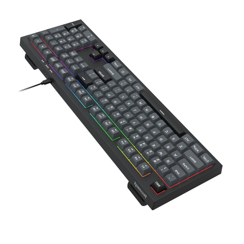 REDRAGON CRUX Membrane Gaming Keyboard - Black-3