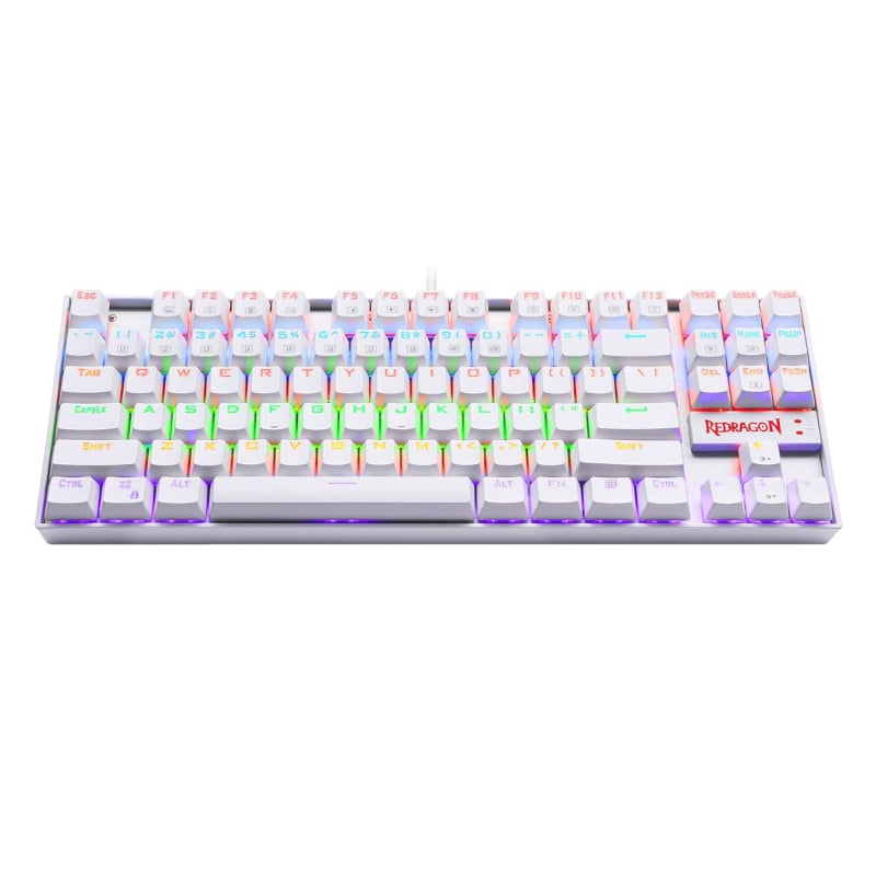 REDRAGON KUMARA Mechanical 87 Key|RGB Backlit Gaming Keyboard - White-2