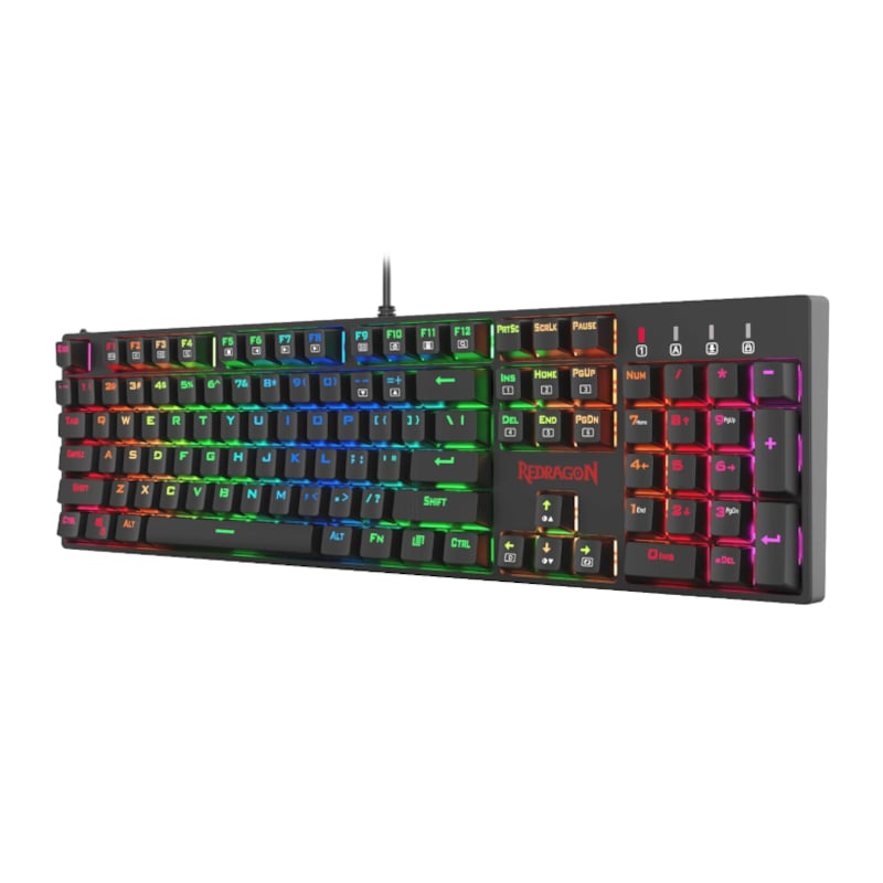REDRAGON SURARA MECHANICAL RGB Gaming Keyboard - Black-0