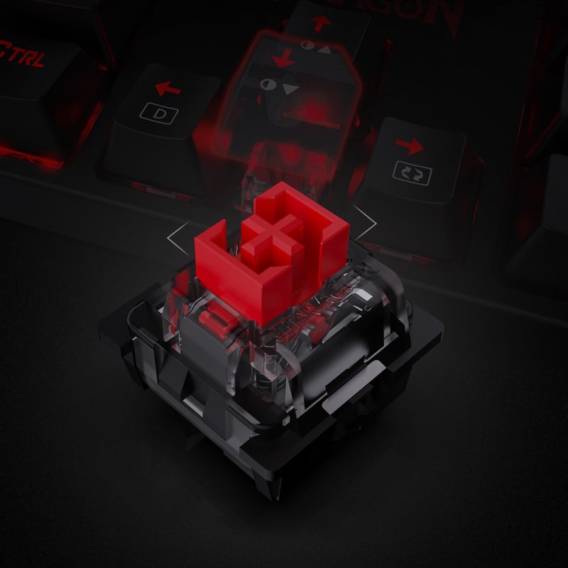 REDRAGON SURARA MECHANICAL RGB Gaming Keyboard - Black-2