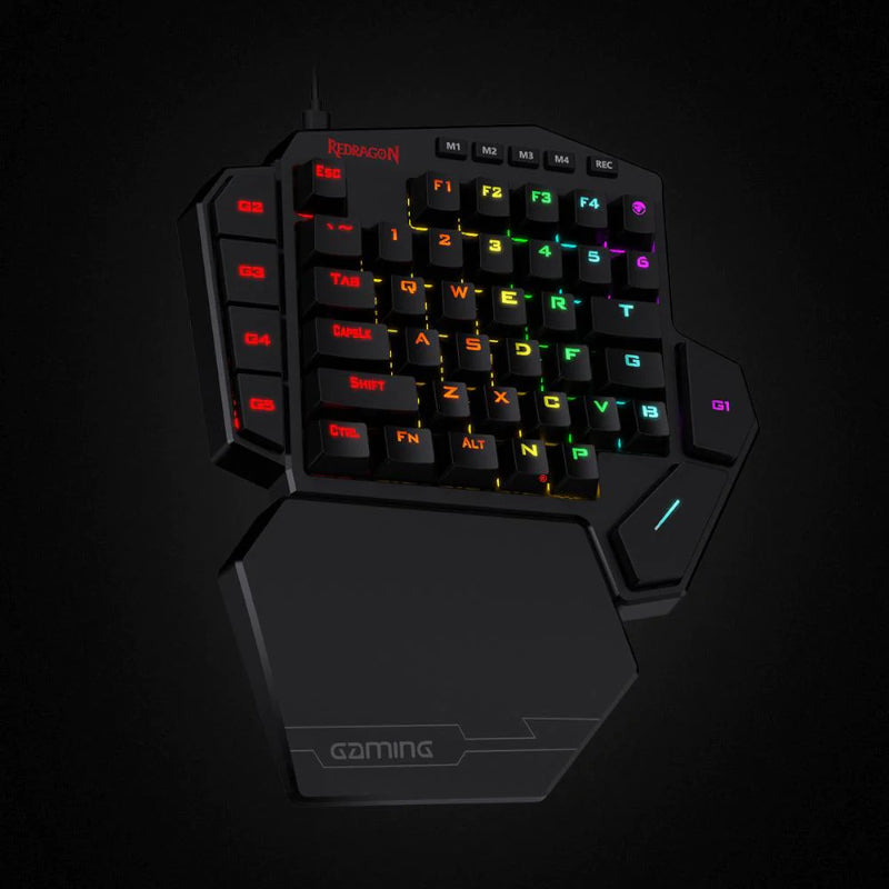 REDRAGON Diti Elite Pro One-Handed RGB Wireless Mechanical Gaming Keyboard - Black-3