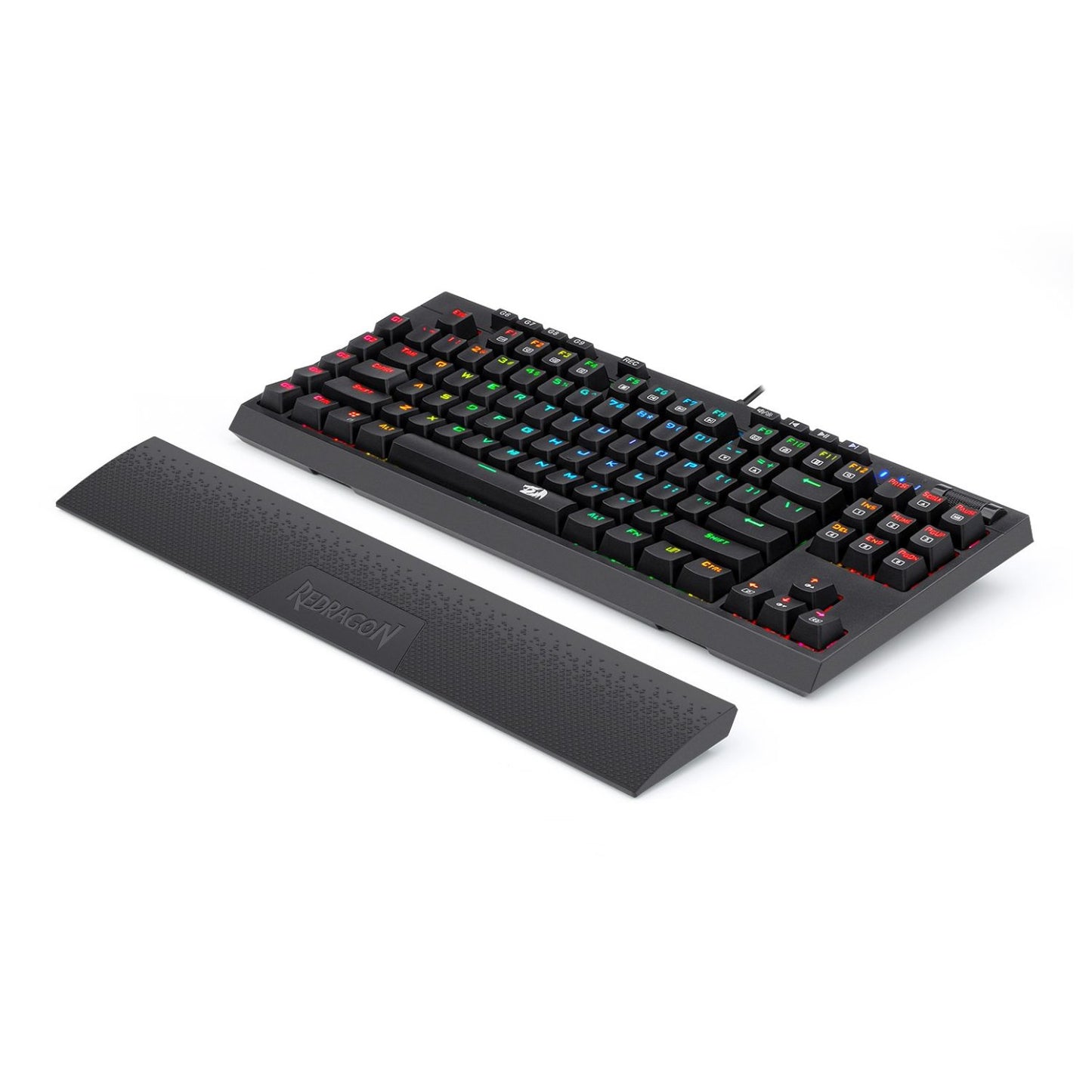Redragon K588 RGB Pro BROADSWORD TKL Mechanical Wired Gaming Keyboard - Black-4