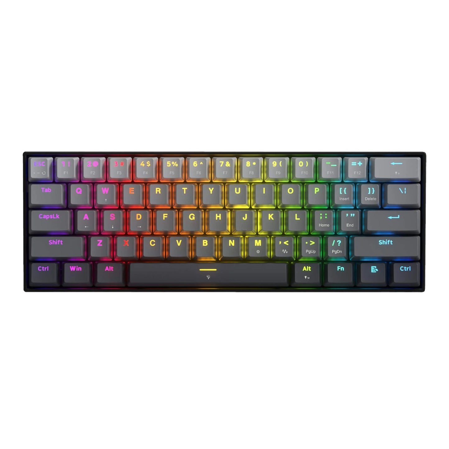 Redragon K617 FIZZ Rapid Trigger 60% Magnet Hall Switch Wired RGB Gaming Keyboard-1