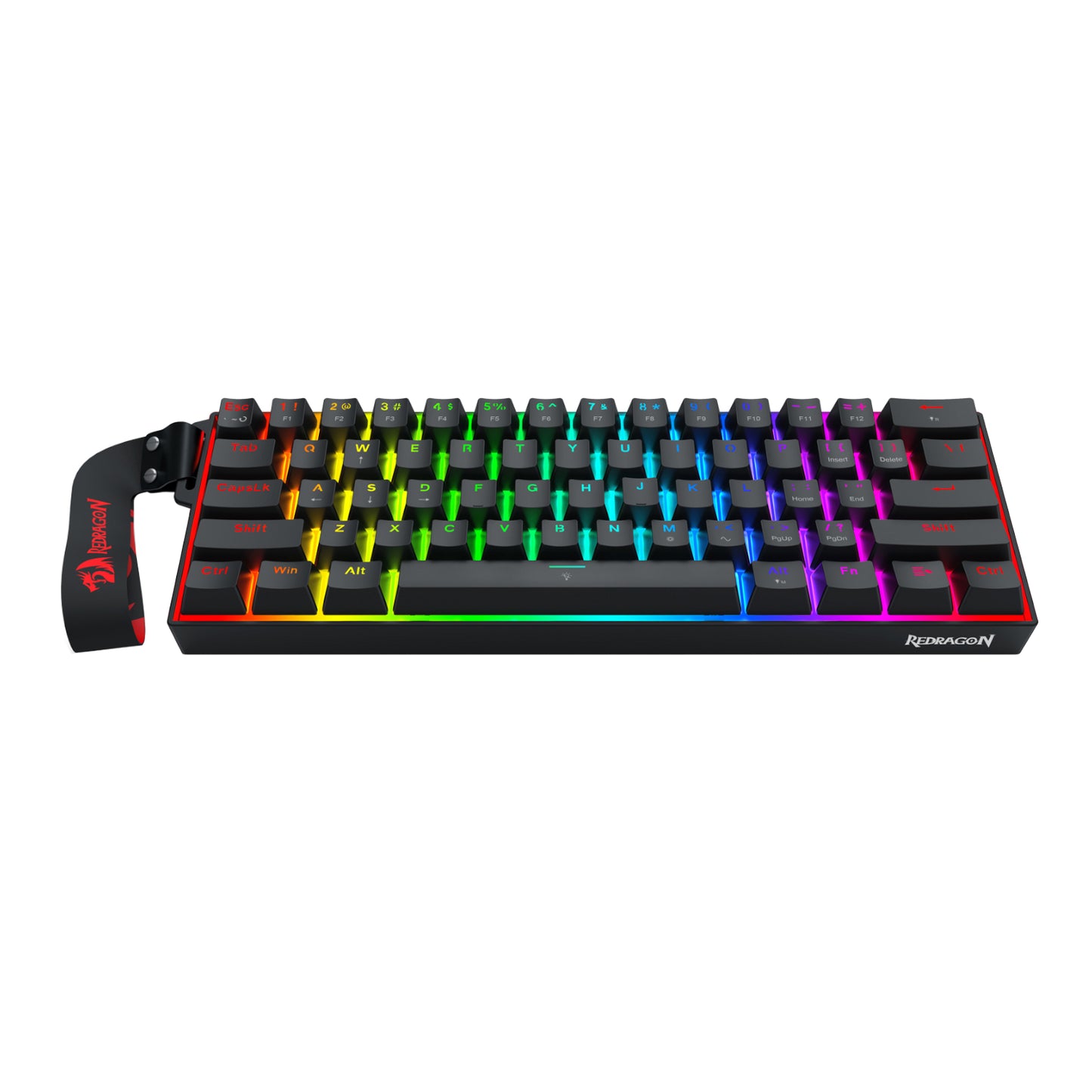 Redragon FIZZ Magnetic Plus 60% RGB Gaming Keyboard - Black-1