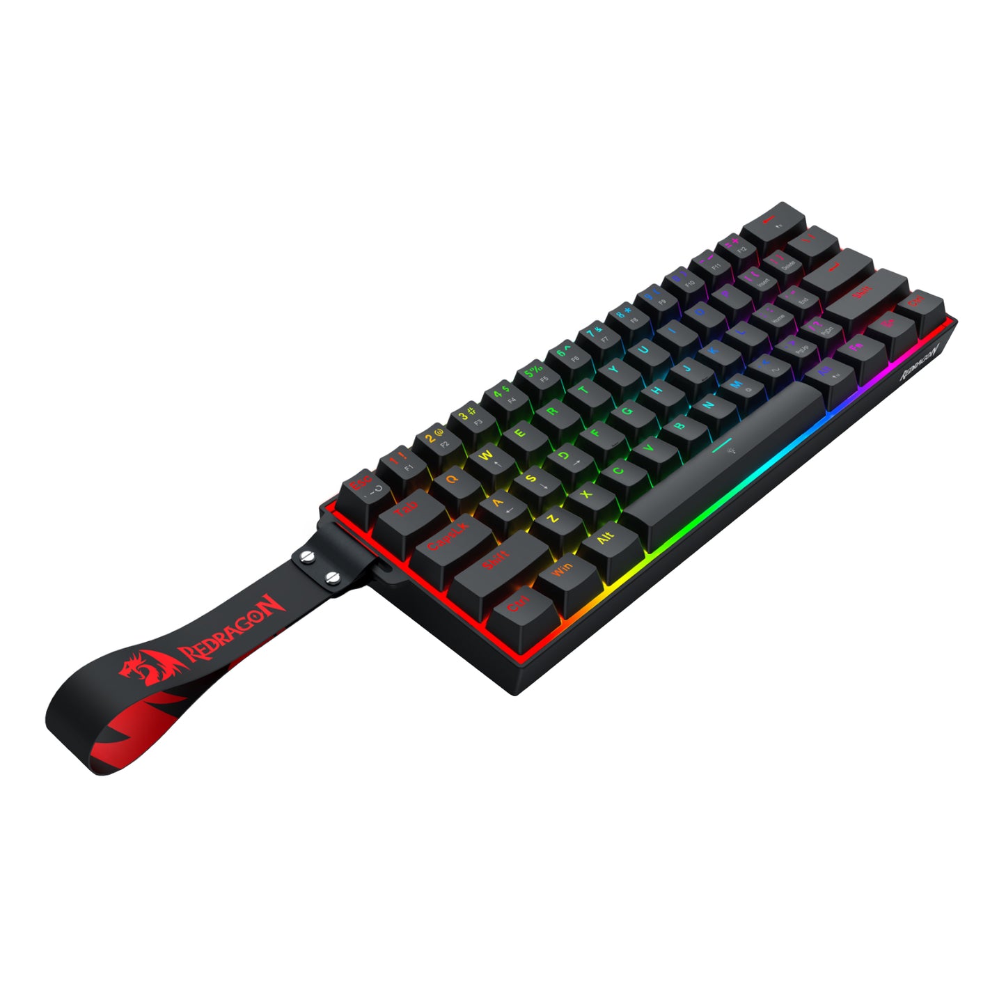 Redragon FIZZ Magnetic Plus 60% RGB Gaming Keyboard - Black-2