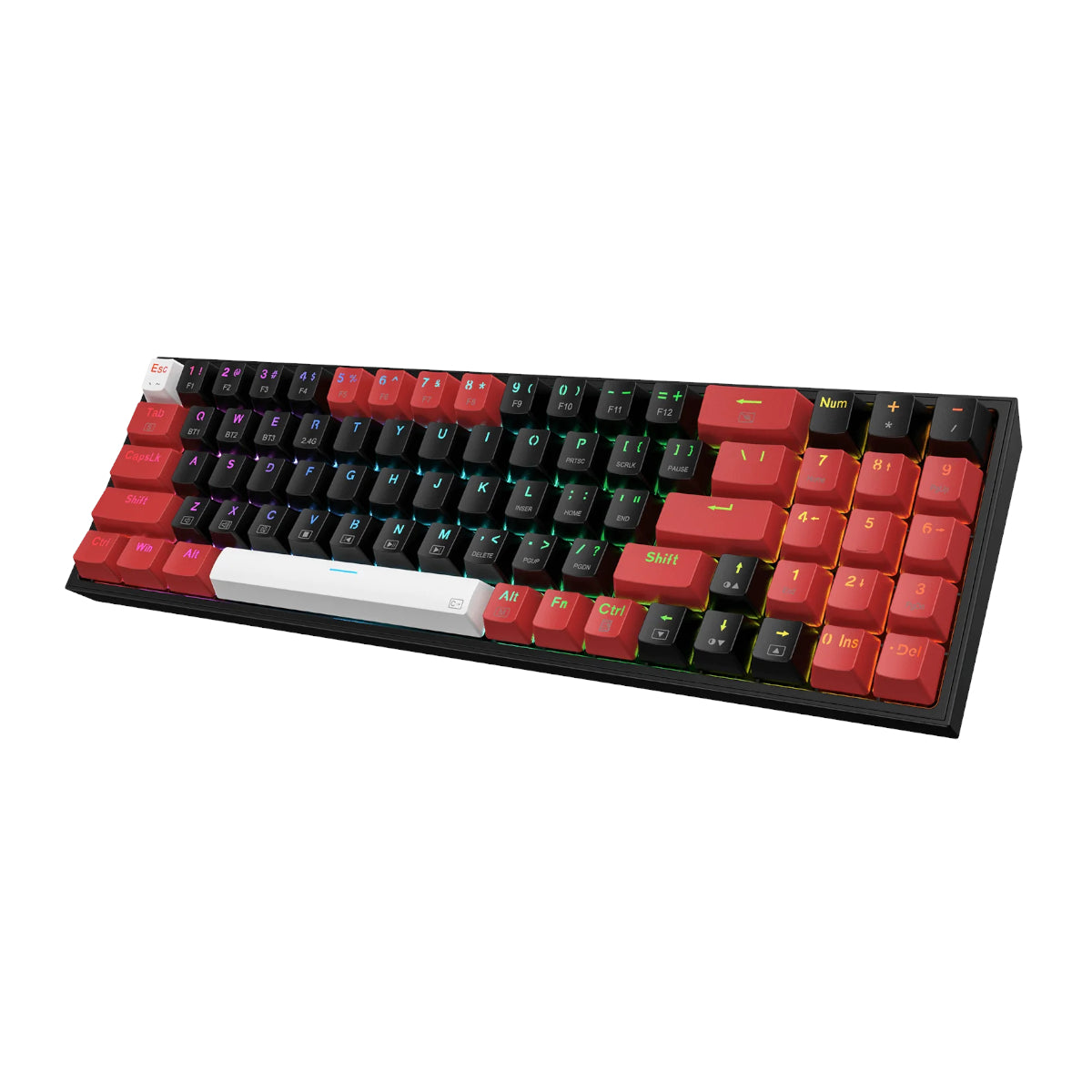REDRAGON MECHANICAL POLLUX PRO WIRELESS BT|RF GAMING KEYBOARD-2