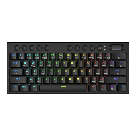 REDRAGON Horus Mini Pro 61Key Wireless Bluetooth Red Switch RGB Low Profile Gaming Mechanical Keyboard - Black-0