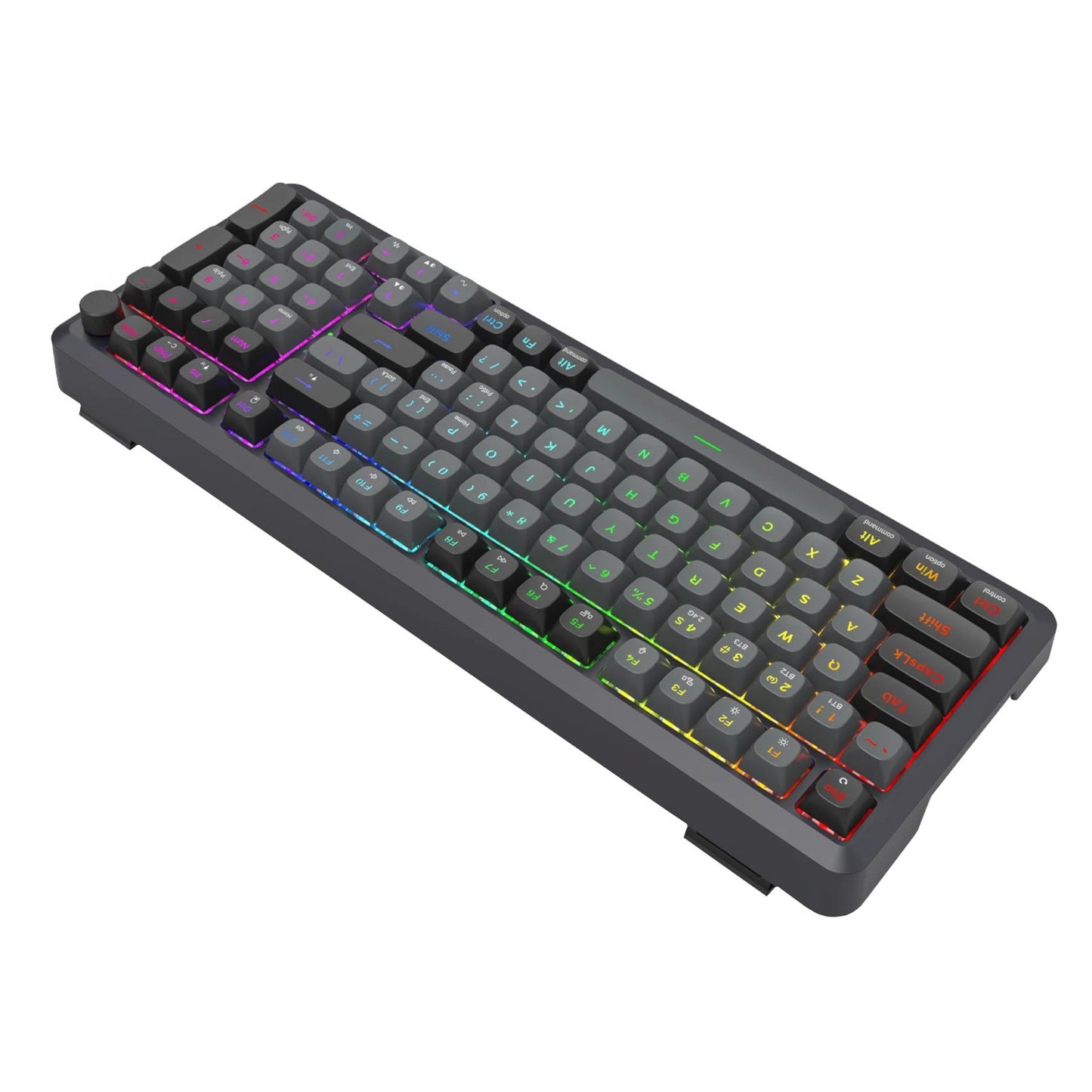 Redragon BREAGI PRO K688 98+1 Gasket Wireless Mechanical Keyboard (Triple Mode, RGB, Hot-Swappable, Cream Linear Switches)-4