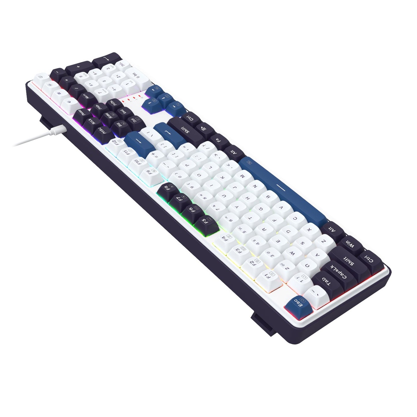 Redragon K689 WYVERN RGB Wired Mechanical Keyboard - White/Black-5