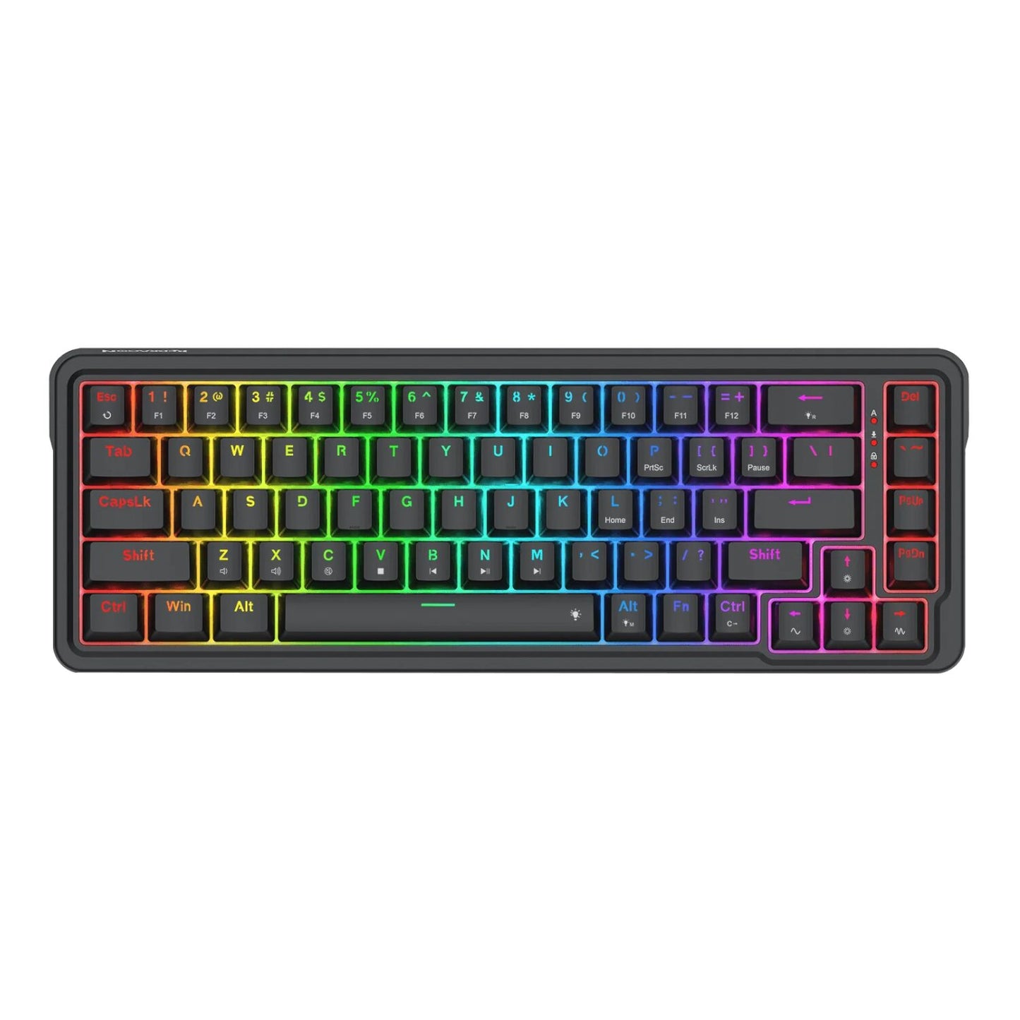 Redragon NOVA K709 65% Wired Gasket RGB Gaming Keyboard - Black-0