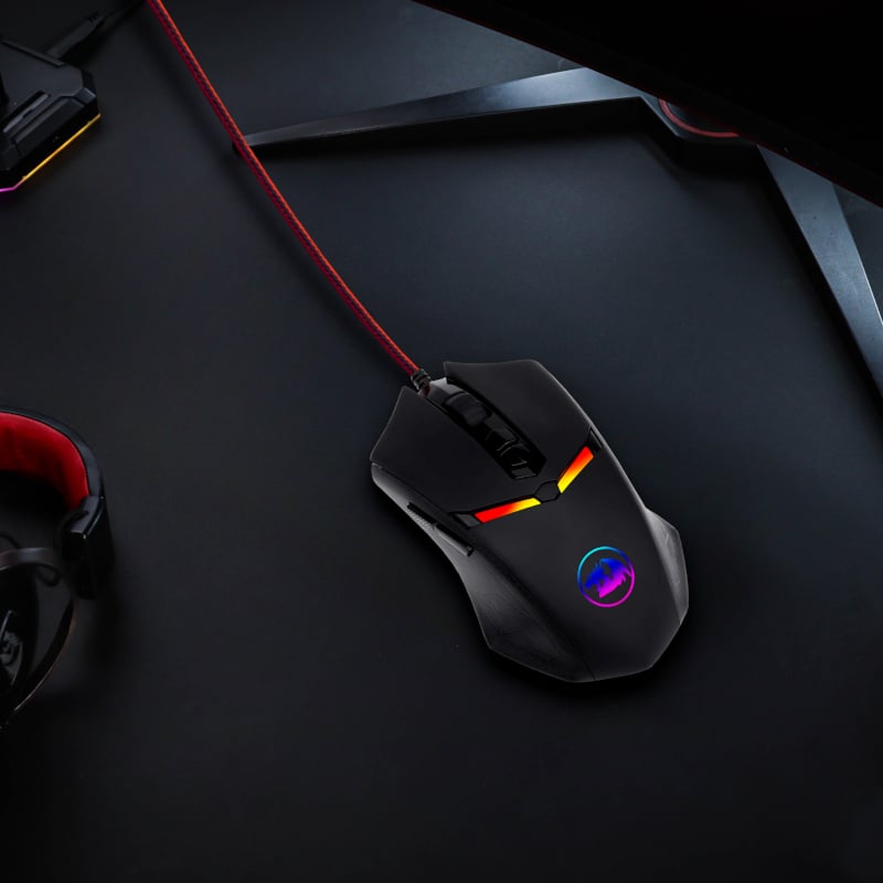 REDRAGON NEMEANLION 2 7200DPI Gaming Mouse - Black-6