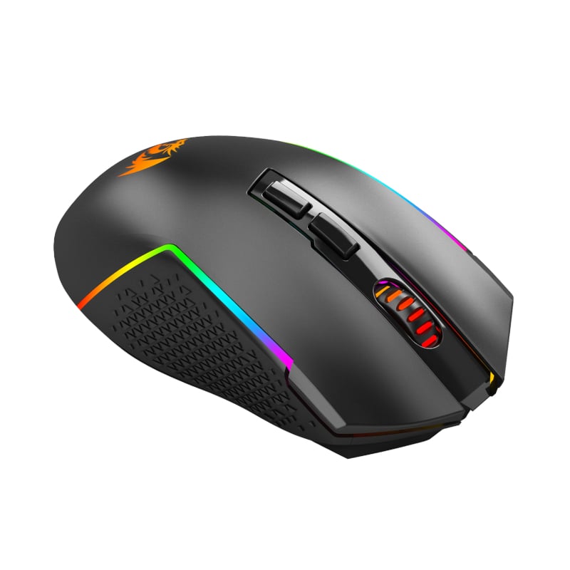 REDRAGON Trident Pro 8000DPI RGB Gaming Mouse - Black-2