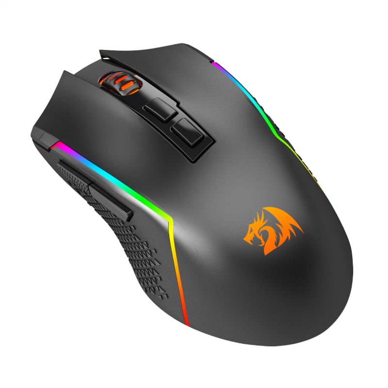 REDRAGON Trident Pro 8000DPI RGB Gaming Mouse - Black-3