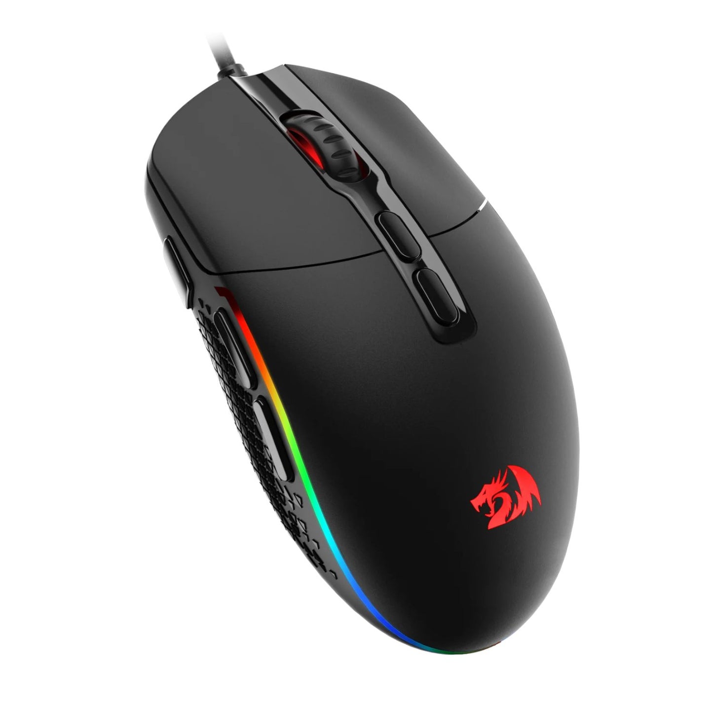 Redragon M719 INVADER RGB 10000 DPI Wired Optical Gaming Mouse - Black-1