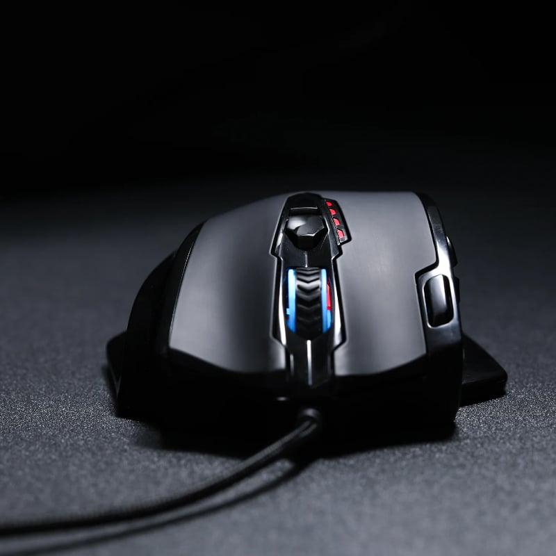 REDRAGON IMPACT 12400DPI MMO Gaming Mouse - Black-9