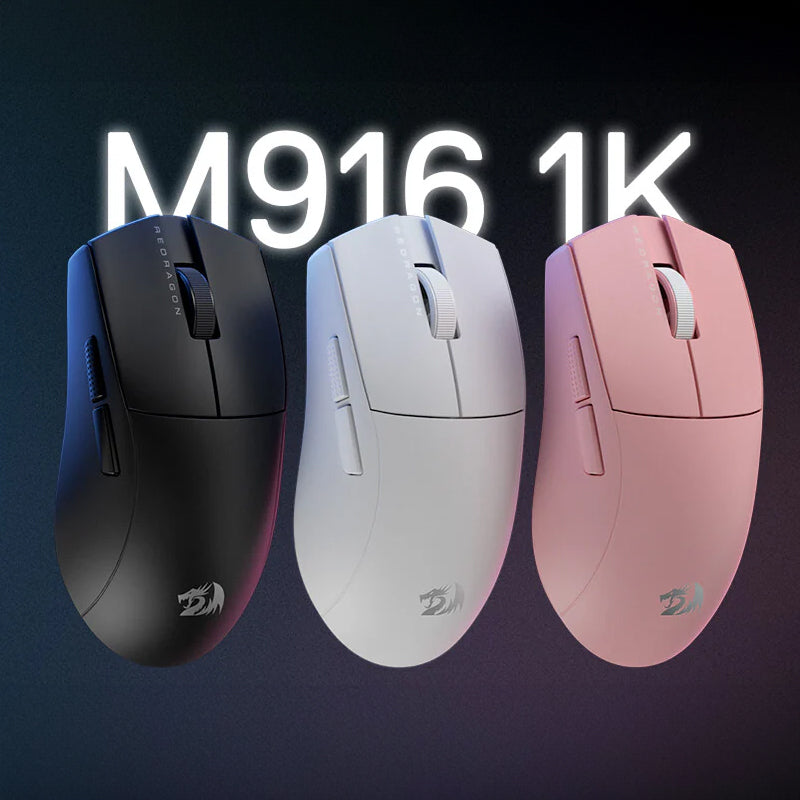 REDRAGON M916 PRO 1K 3-Mode Wireless Gaming Mouse - Pink-4