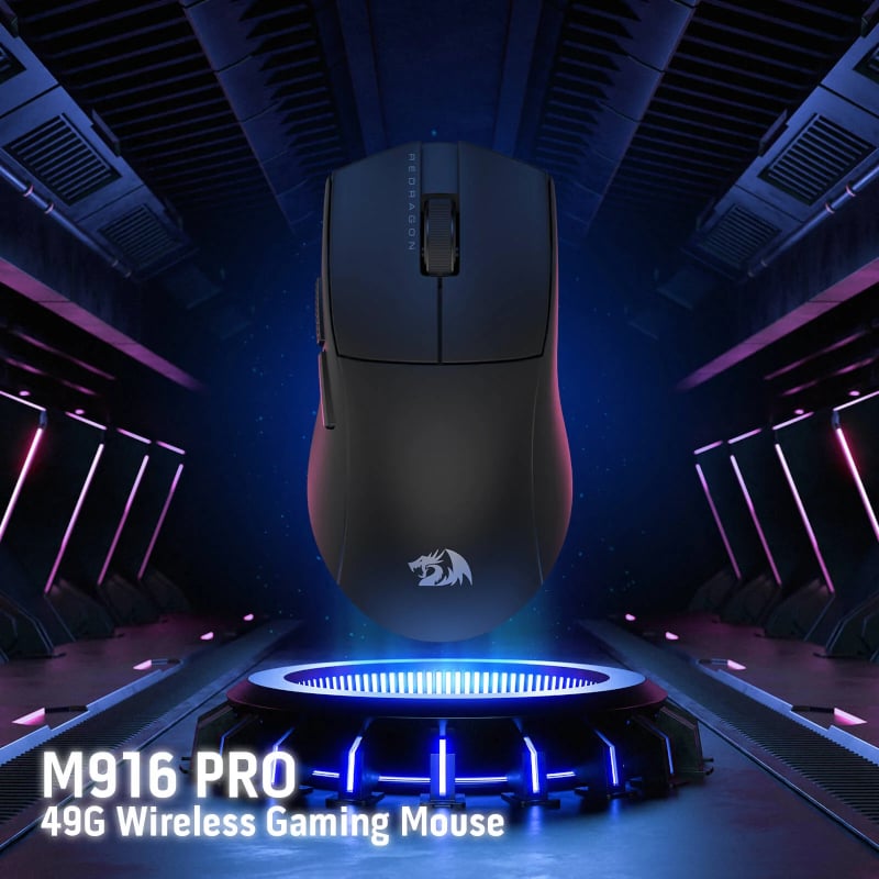 REDRAGON M916 PRO 4K 3-Mode Wireless Gaming Mouse - Black-2