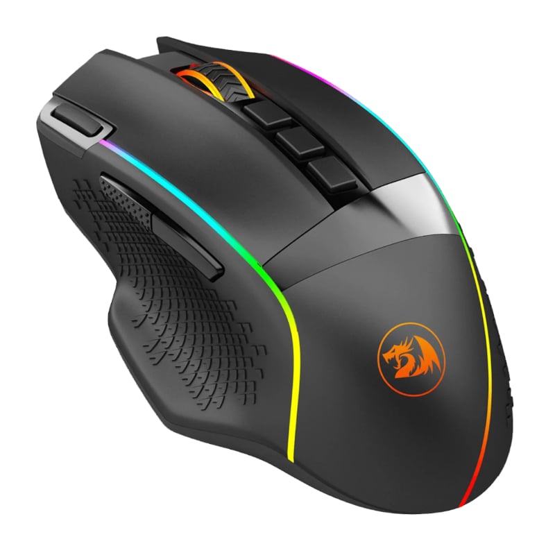 REDRAGON Enlightment 19000DPI RGB Wireless Gaming Mouse - Black-1