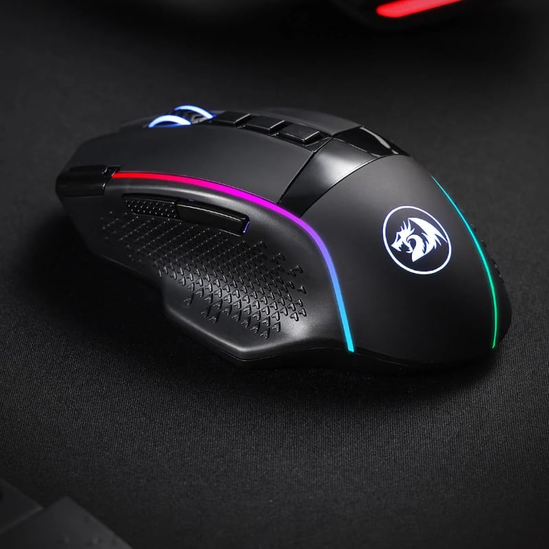 REDRAGON Enlightment 19000DPI RGB Wireless Gaming Mouse - Black-5