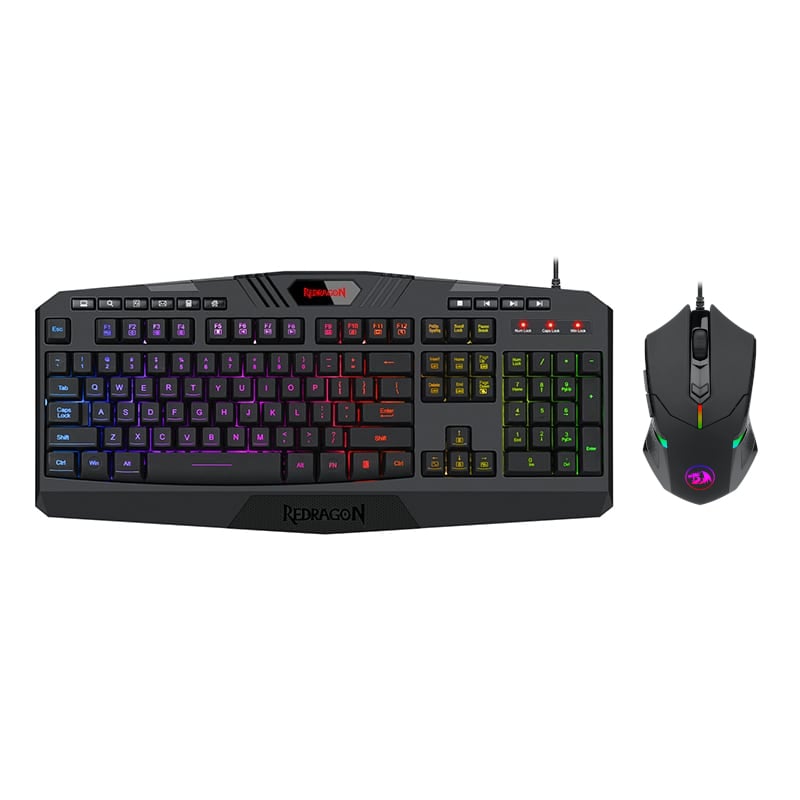 REDRAGON 2IN1 (K503A-RGB|M601) Gaming Combo 1 - Black-0