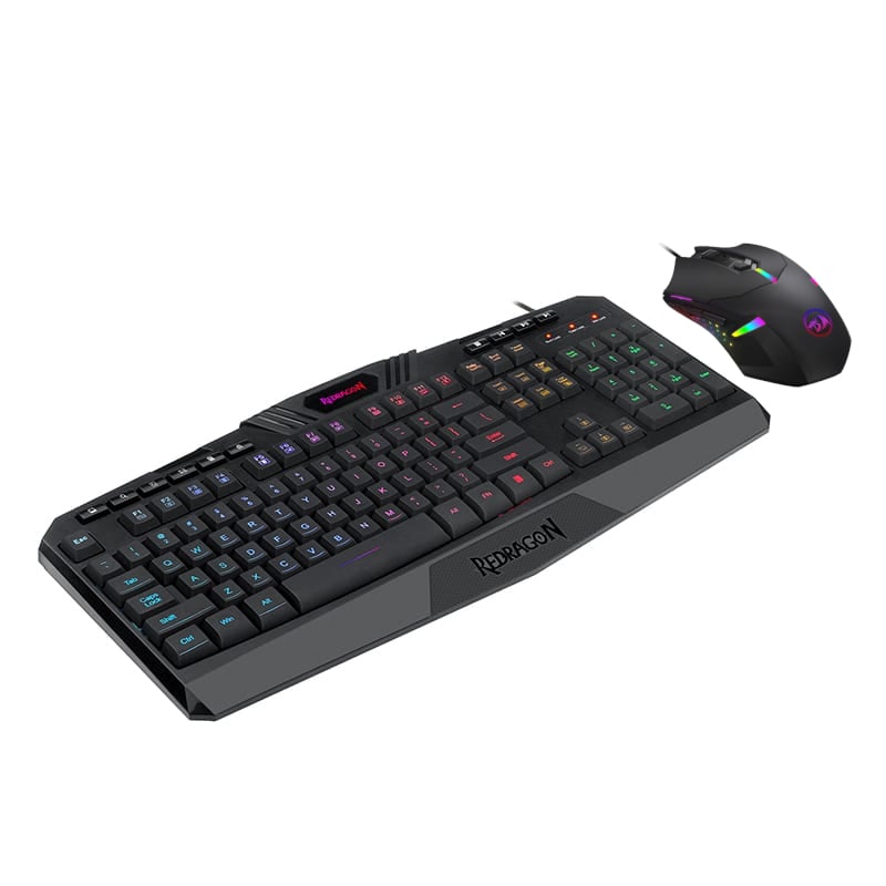 REDRAGON 2IN1 (K503A-RGB|M601) Gaming Combo 1 - Black-1
